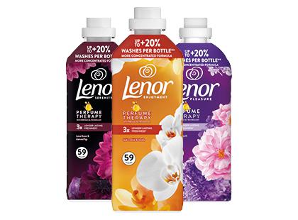 Prekė: Skalbinių minkštiklis LENOR*, 3 rūšių, 1,2 l (59 skalb.)