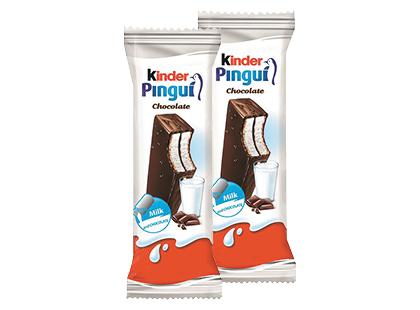 Šokoladinis batonėlis KINDER PINGUI*, 28,3 % rieb., 2 vnt. × 30 g
