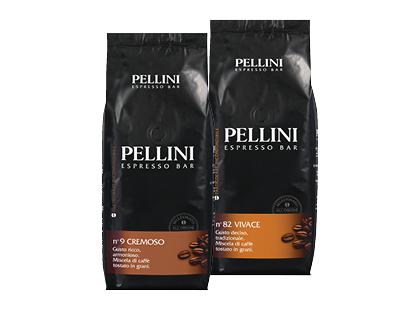 Kavos pupelės PELLINI, 2 rūšių, 1 kg
