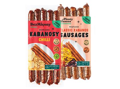 Augalinės kilmės KABANOS dešrelės*, 2 rūšių, 160 g