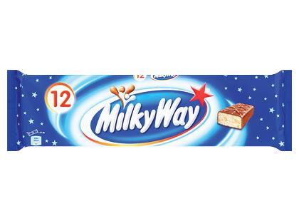 Šokoladiniai batonėliai MILKY WAY*, 258 g, 1 pak. (12 vnt.)