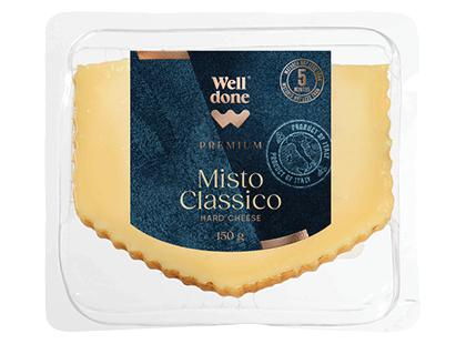 Kietasis sūris MISTO CLASSICO WELL DONE PREMIUM*, 47 % rieb. s. m., 150 g