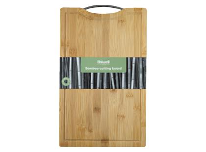 Bambukinė pjaustymo lentelė UNIWELL*, 40 × 25 × 1,9 cm, 1 vnt.