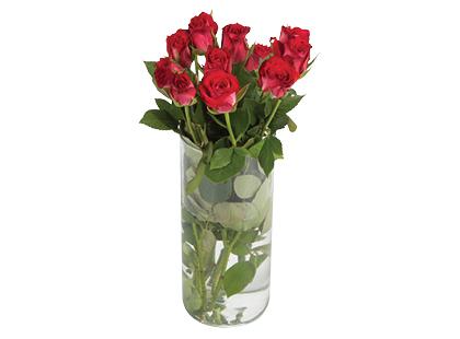 Rožių puokštė, 35 cm, 1 puokštė – 11 vnt.