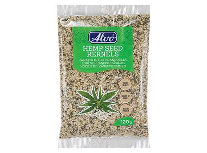 Lukštentos kanapių sėklos ALVO*, 120 g