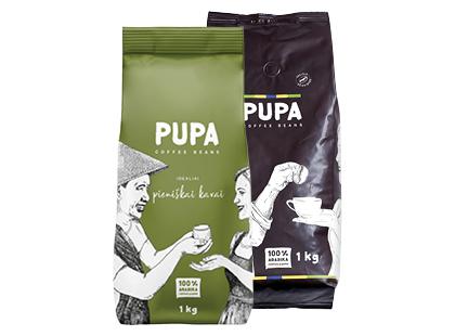 Kavos pupelės PUPA, 2 rūšių, 1 kg