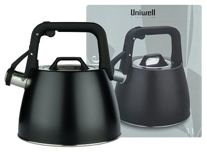 Virdulys su švilpuku UNIWELL*, 3 l, 1 vnt.