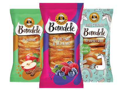 GARDĖSIO bandelės*, 3 rūšių, 100–130 g