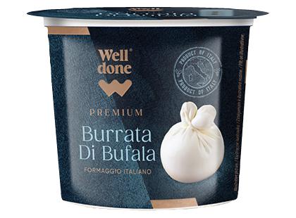 Buivolių pieno burata WELL DONE PREMIUM*, 52 % rieb. s. m., 200 g