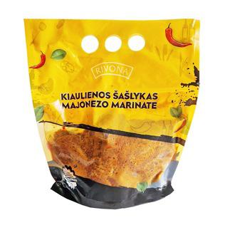 Prekė: Marinuotas kiaulienos šašlykas majonezo marinate, 1 kg