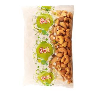 Fasuoti kepinti sūdyti anakardžių riešutai GAR2, 500 g/pak.