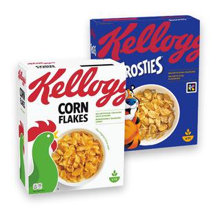 Prekė: Dribsniai KELLOGG‘S FROSTIES arba CORN FLAKES, 330 g, 375 g