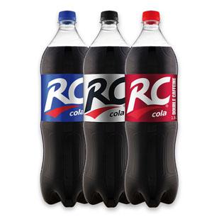 Gazuotas gėrimas RC COLA (3 rūšių), 1,5 l