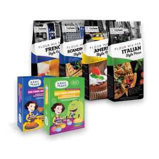 Miltiniams mišiniams CITY TASTE arba KAKĖ MAKĖ (įv. rūšių)