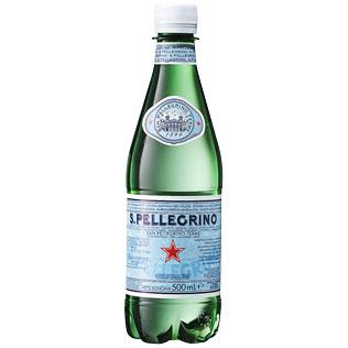 Natūralus mineralinis vanduo S. PELLEGRINO, 0.5 l