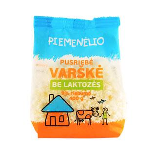 Prekė: PIEMENĖLIO pusriebė biri varškė be laktozės, 9% rieb., 400 g