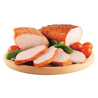 Karštai rūkyta kiaulienos nugarinė, l r.,1 kg