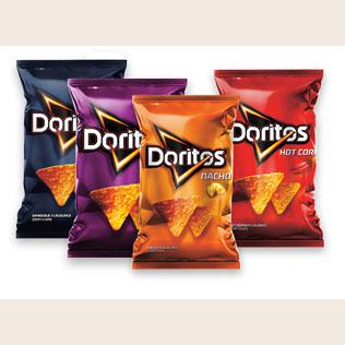 Kukurūzų traškučiai DORITOS, 5 rūšių, 100 g