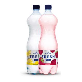 Gaiv. gėrimas su sk. VICHY FRESH gazuotas BUBBLES (2 rūšių), 1,5 l