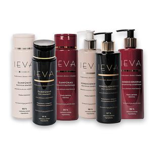 Plaukų šampūnas arba kondicionierius IEVA (6 rūšių), 300 ml
