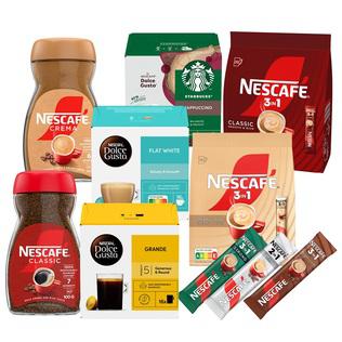 Tirpiajai kavai, kavos gėrimams ir kavos kapsulėms NESCAFE (įv. rūšių)