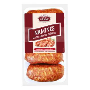 Mažai rūkytos NAMINĖS dešrelės, 530 g