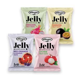 Želė KLINGAI JELLY (4 rūšių), 95 g