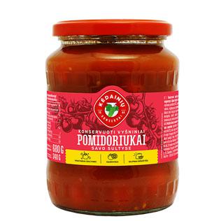 KĖDAINIŲ KONSERVŲ kons. vyšn. pomidor., 680 g