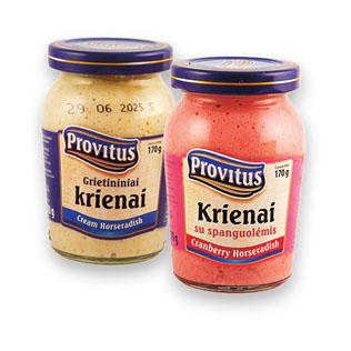 Krienai su spanguolėmis arba grietininiai PROVITUS, 170 g