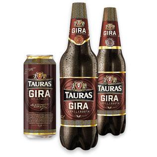 Prekė: Girai TAURAS, 0,5 l, 1 l, 1,5 l