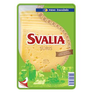 Raikytas sūris SVALIA 45% r.s.m., 150 g