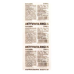 Maisto papildai AKTYVINTA ANGLIS, 10 tabl./pak.