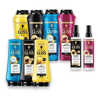 Šampūnams ir kondicionieriams GLISS, 200-400 ml