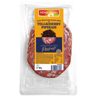 M. r. dešra su TELLICHERRY pipirais, 100 g