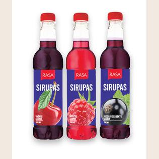 Sirupas RASA (4 rūšių), 0,5 l