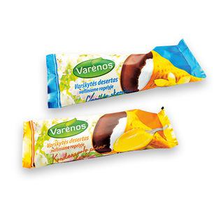 VARĖNOS desertas vafl. ragelyje (2 rūšių), 39 g