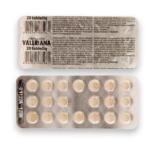 Maisto papildas VALERIANA, 20 tabl./pak.