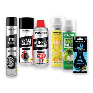 Automobilio priežiūros priemonėms WINSO (įv. rūšių)