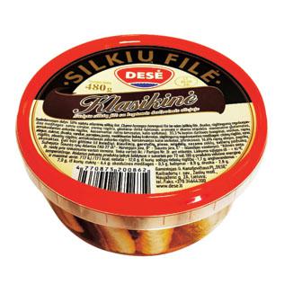 KLASIKINĖ silkių filė su keptomis daržov. aliejuje DESĖ, 480 g