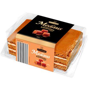 Prekė: Medaus pyragas su karamelės įdaru LIETUVOS KEPĖJAS, 300 g/ pak.