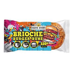 Prekė: BRIOCHE bandelės TASTE STORY mėsainių, 320 g