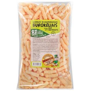 Kukurūz. lazdelės su raud. burokėliais MORKŪNAS, 100 g