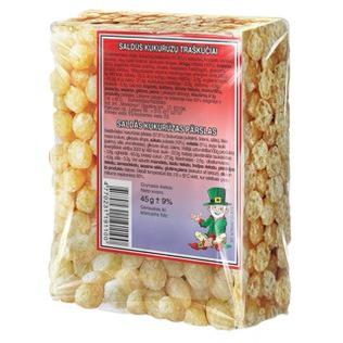 Saldūs kukurūz. trašk. MORKŪNAS, 45 g
