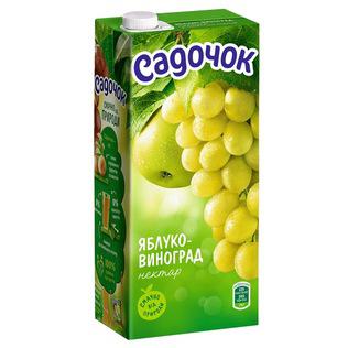 Obuolių ir vynuogių nektaras SADOCHOK, 0,95 l