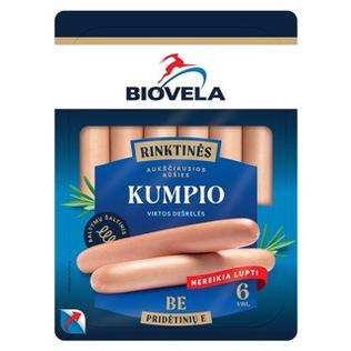 KUMPIO RINKTINĖS virtos dešrelės, 240 g