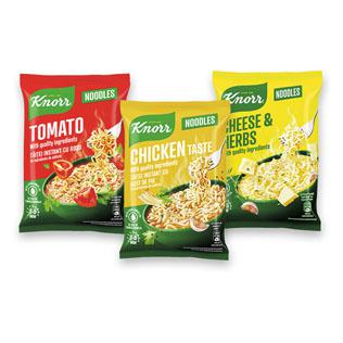 Greitai paruoš. makar. KNORR (3 rūšių), 61 g, 65 g