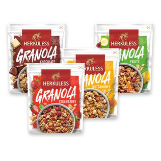 Sausi pusr. HERKULESS GRANOLA (4 rūšių), 350 g