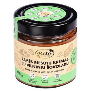 Žemės riešutų kremas RŪTA su pieniniu šokoladu, 350 g