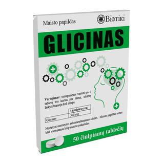Maisto papildas GLICINAS, 50 tabl./pak.