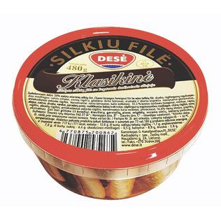 Prekė: KLASIKINĖ silkių filė su keptomis daržovėmis aliejuje DESĖ, 480 g